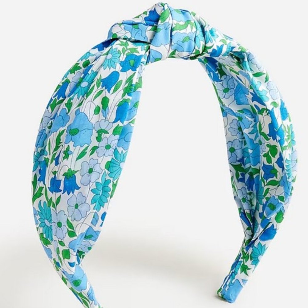 J. Crew Knot headband in Liberty print
